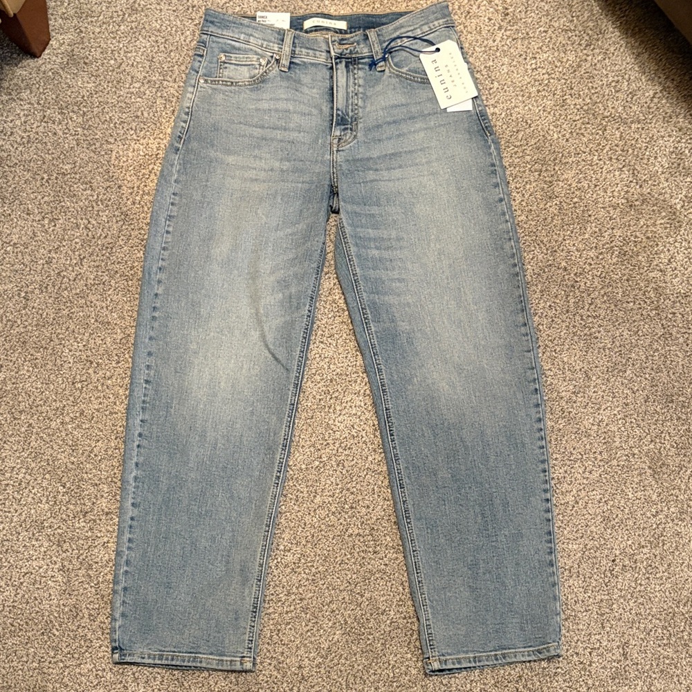 Eunina Danica Mid-Rise Bowed Straight Women’s Jeans - Size 5 27W